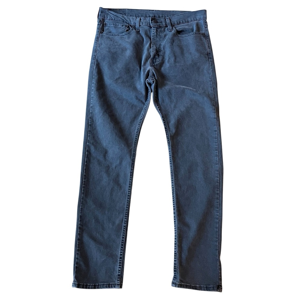 Levis 510 Slim Jeans Mens 34x32 (Fits 32x31) Gray Stretch Denim Modern Edgy